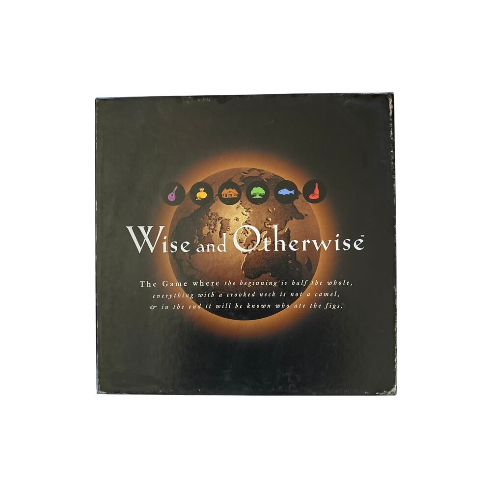 Vintage 1997 Wise and Otherwise Board Game Bluffing Trivia Party Family USA